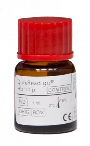 QuikRead go Hb 10 µl Control (kontrollanyag)