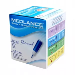 Medlance plus Universal - 21G x 1,8 mm, 100db