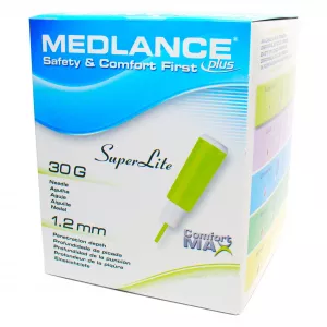 MEDLANCE plus Super Lite 30G x 1,2mm, 100 db
